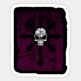 Chaos Purple Sticker